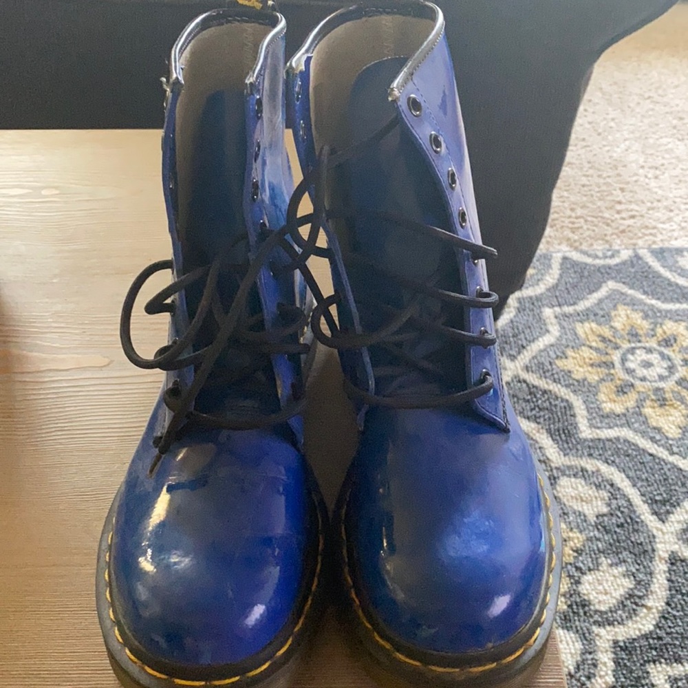 Royal blue Dr. Martens Air Wair Boots